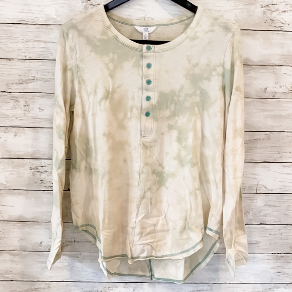Handmade Tie Dye Henley